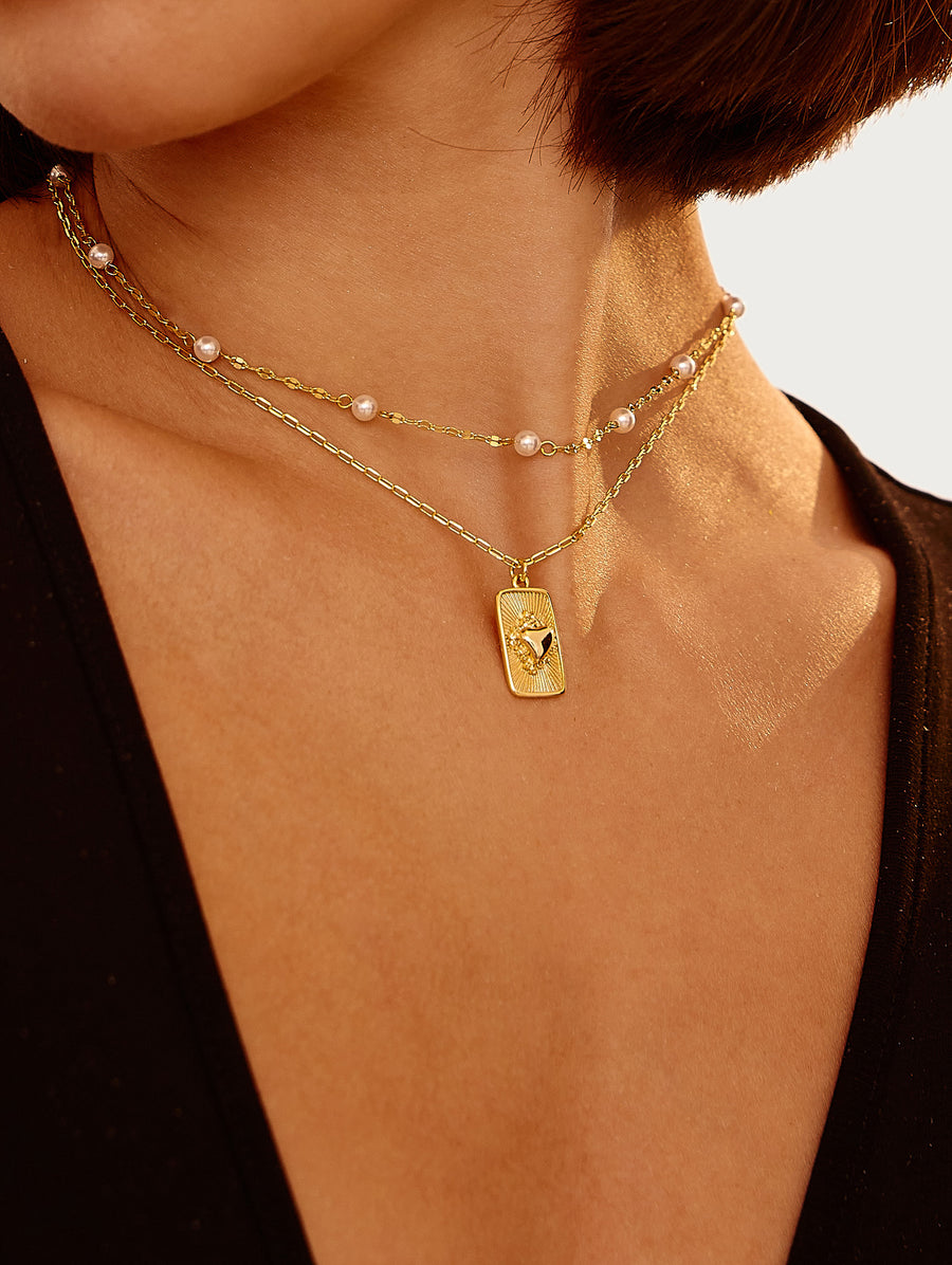 Sacred Heart Tag Collier