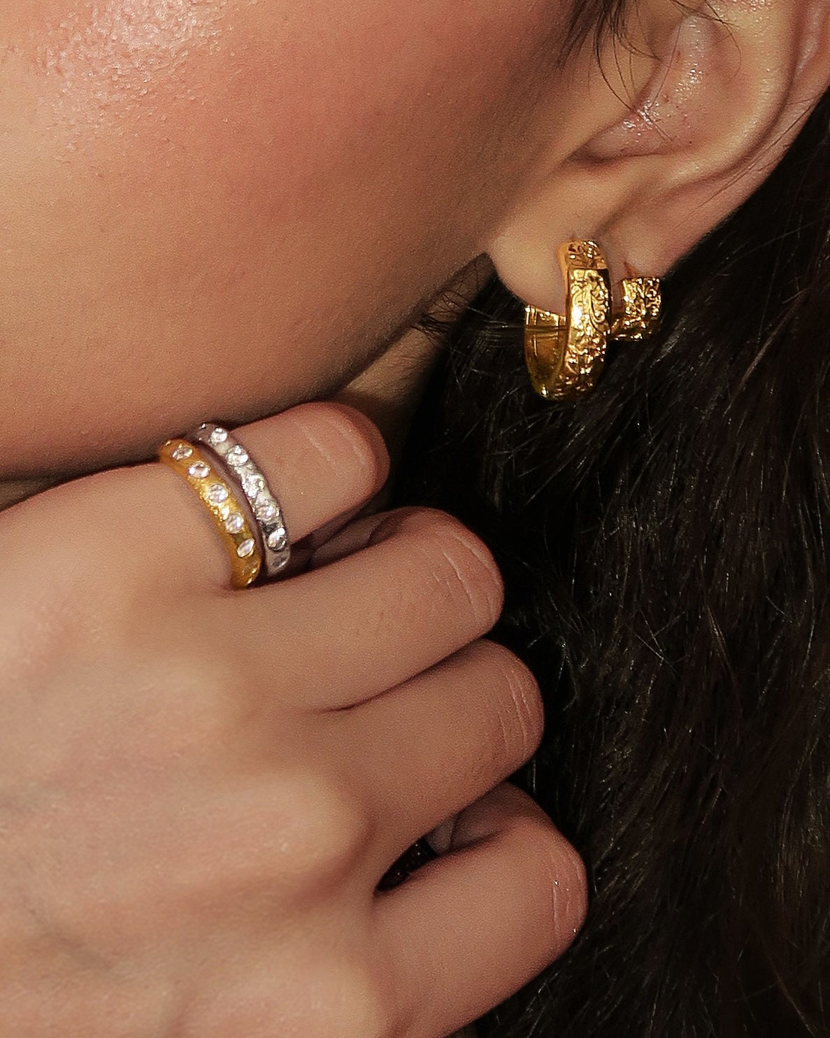 Amelie Ring in Silver - En Route Jewelry
