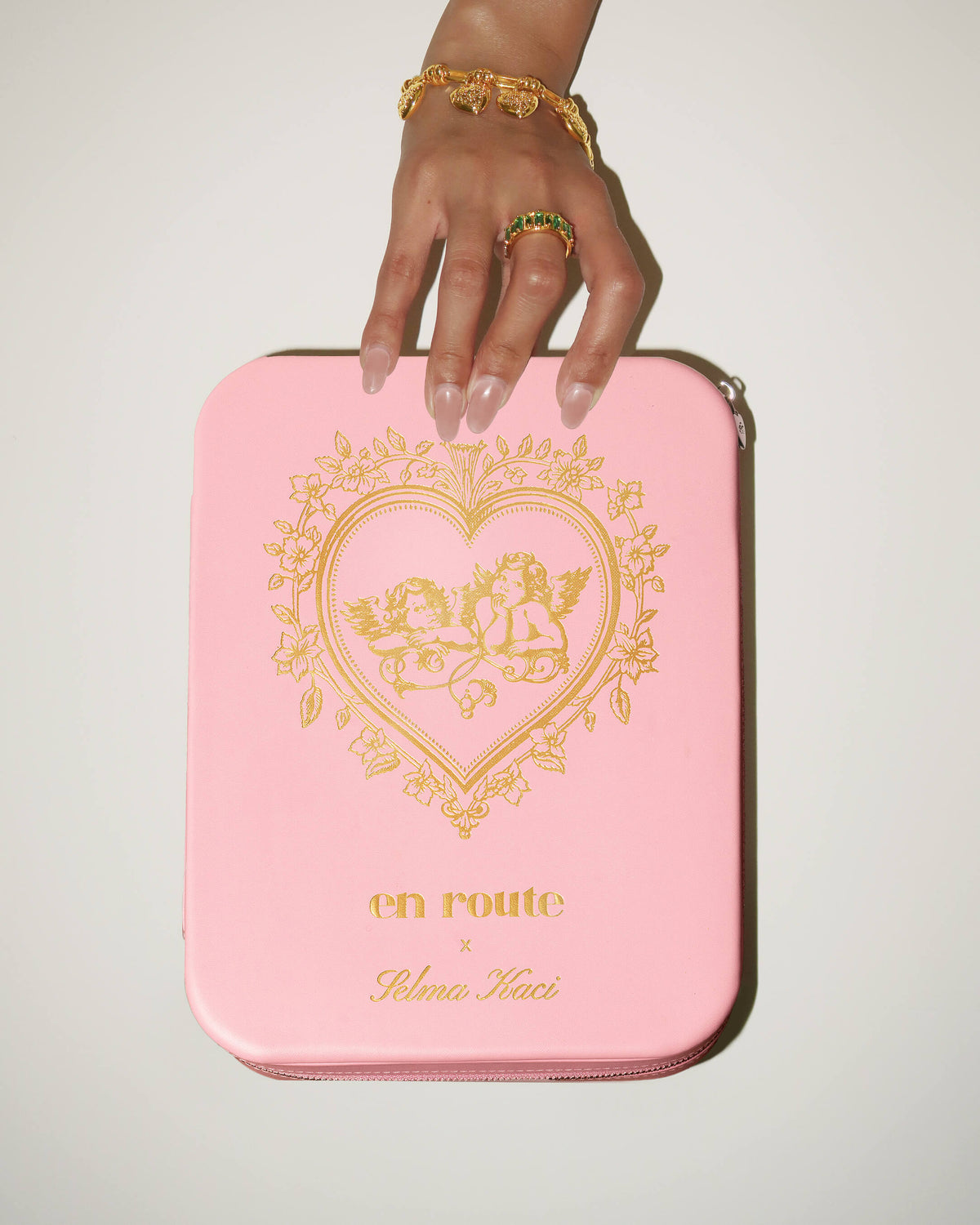 Isola Heart Jewelry Box in Pink