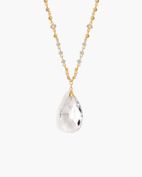 Maiden's Tears Necklace | Teardrop Pendant | en route jewelry