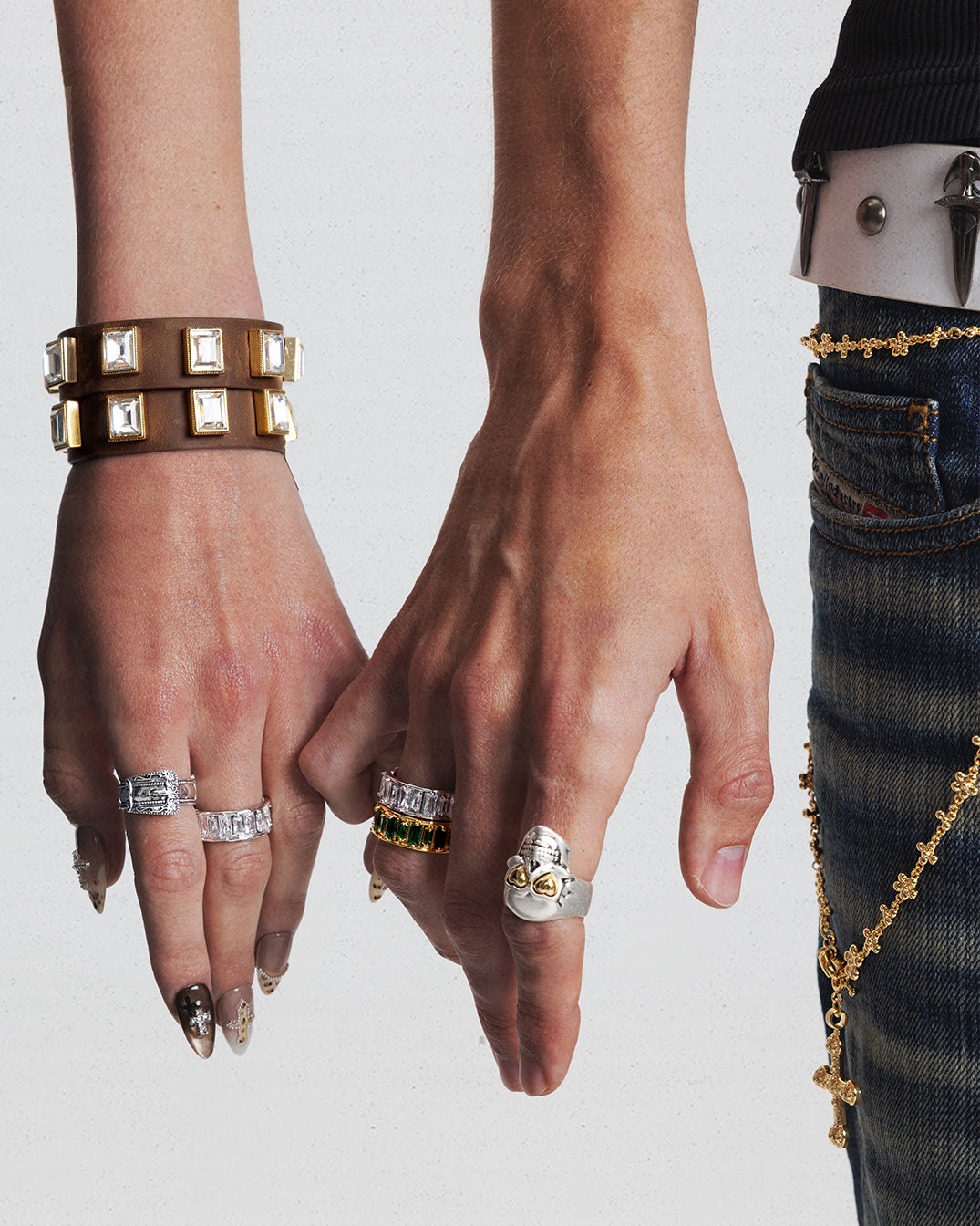 Silver Strass Me in Ring - en route jewelry
