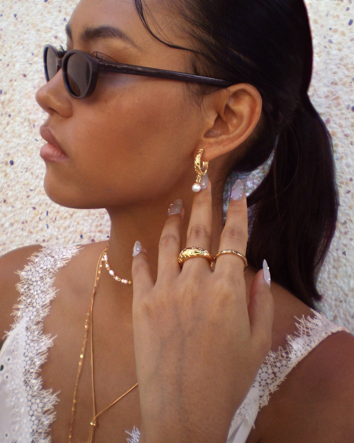 Wild-Lily-Dome-Ring in Gold
