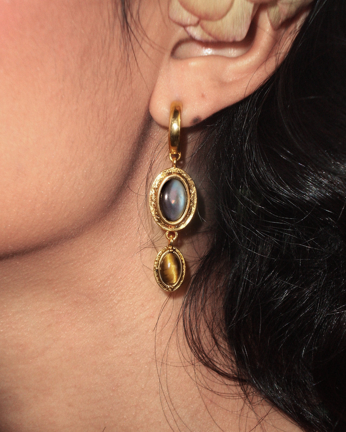 Tiger's Gaze Earrings