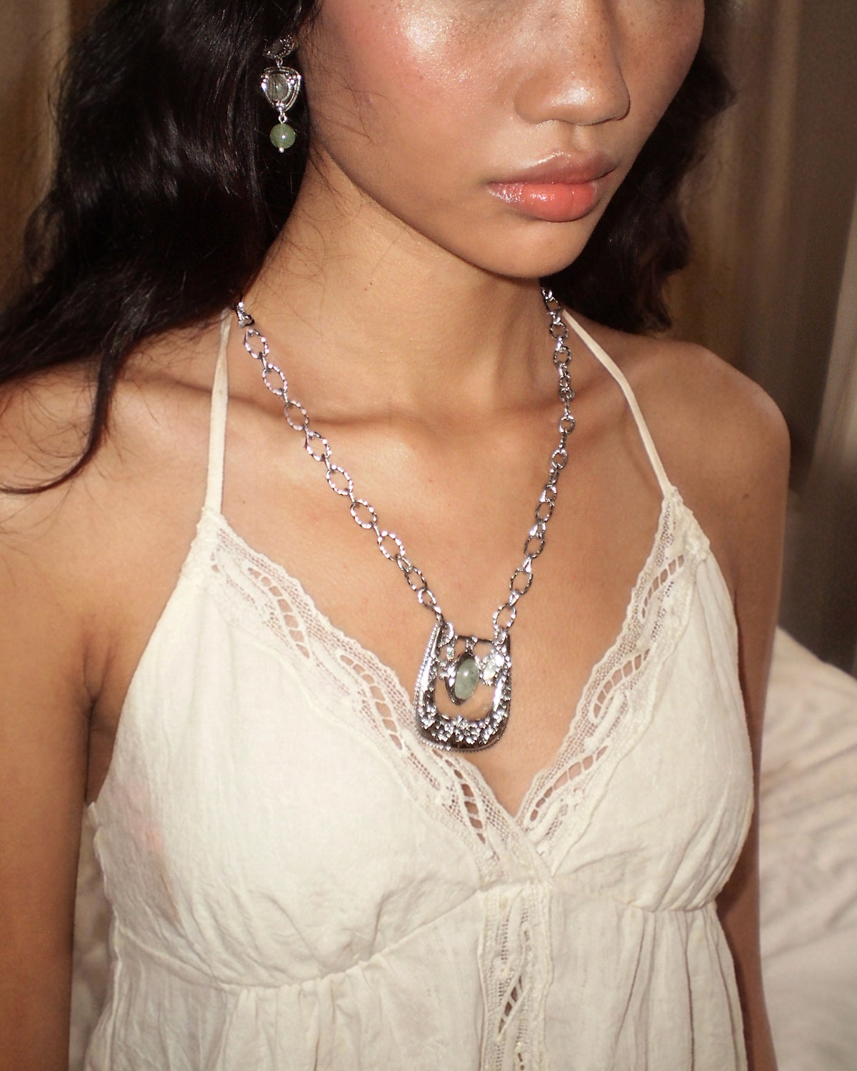 Orbit Charm Buckle Pendant Necklace - En Route Jewelry