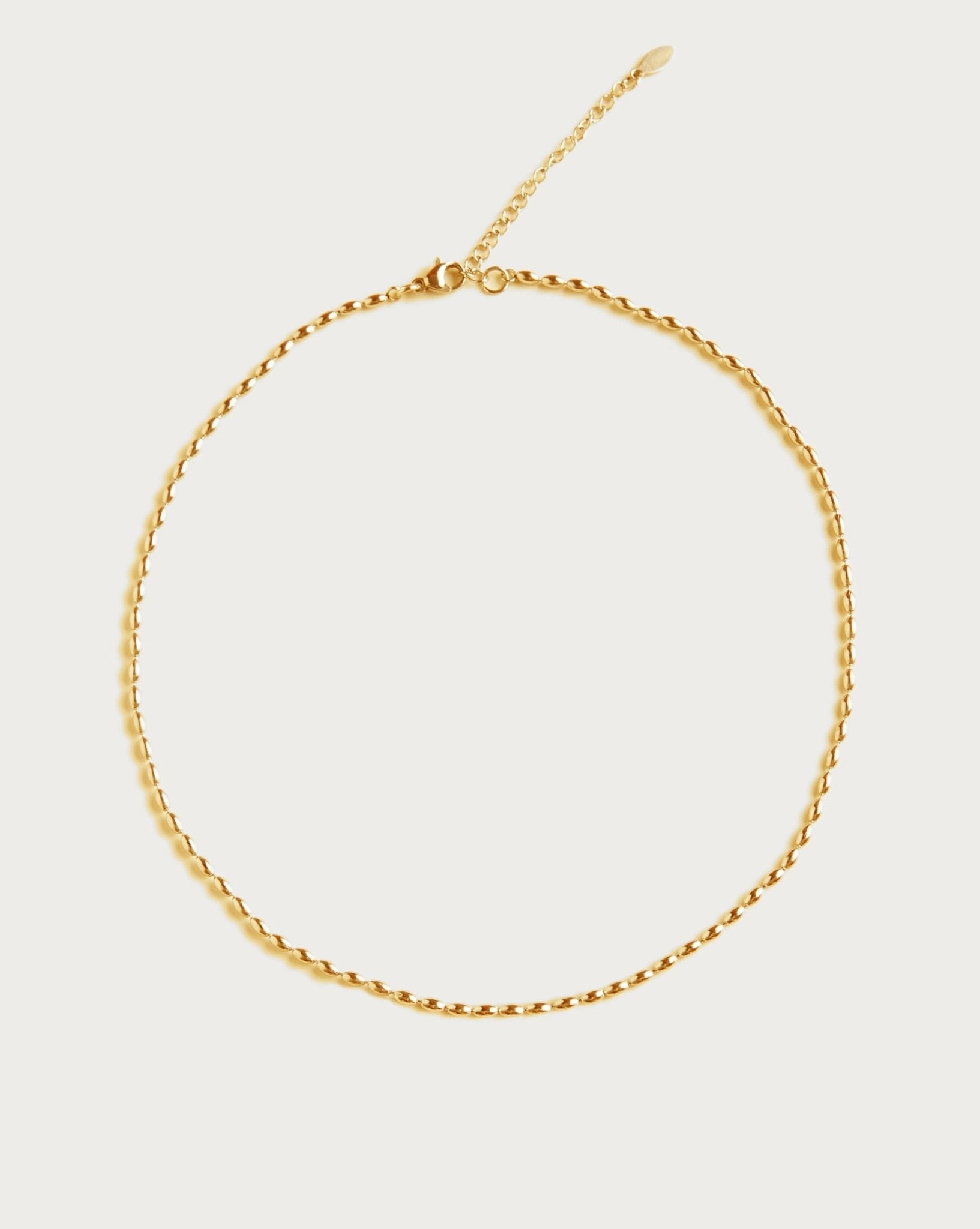 Mini Metal Beads Necklace in Gold