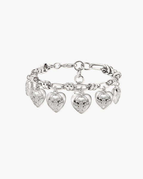 Bracelet Heart Club en argent