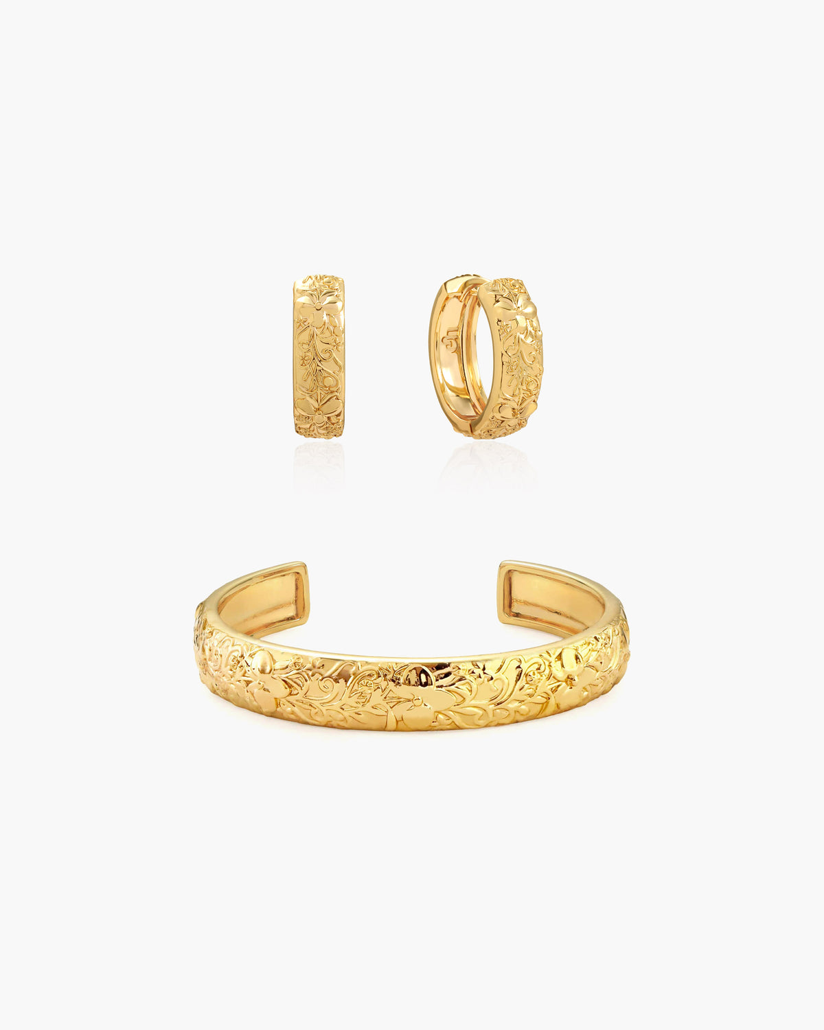 Serenade of Orchid Earrings & Bangle Set - En Route Jewelry