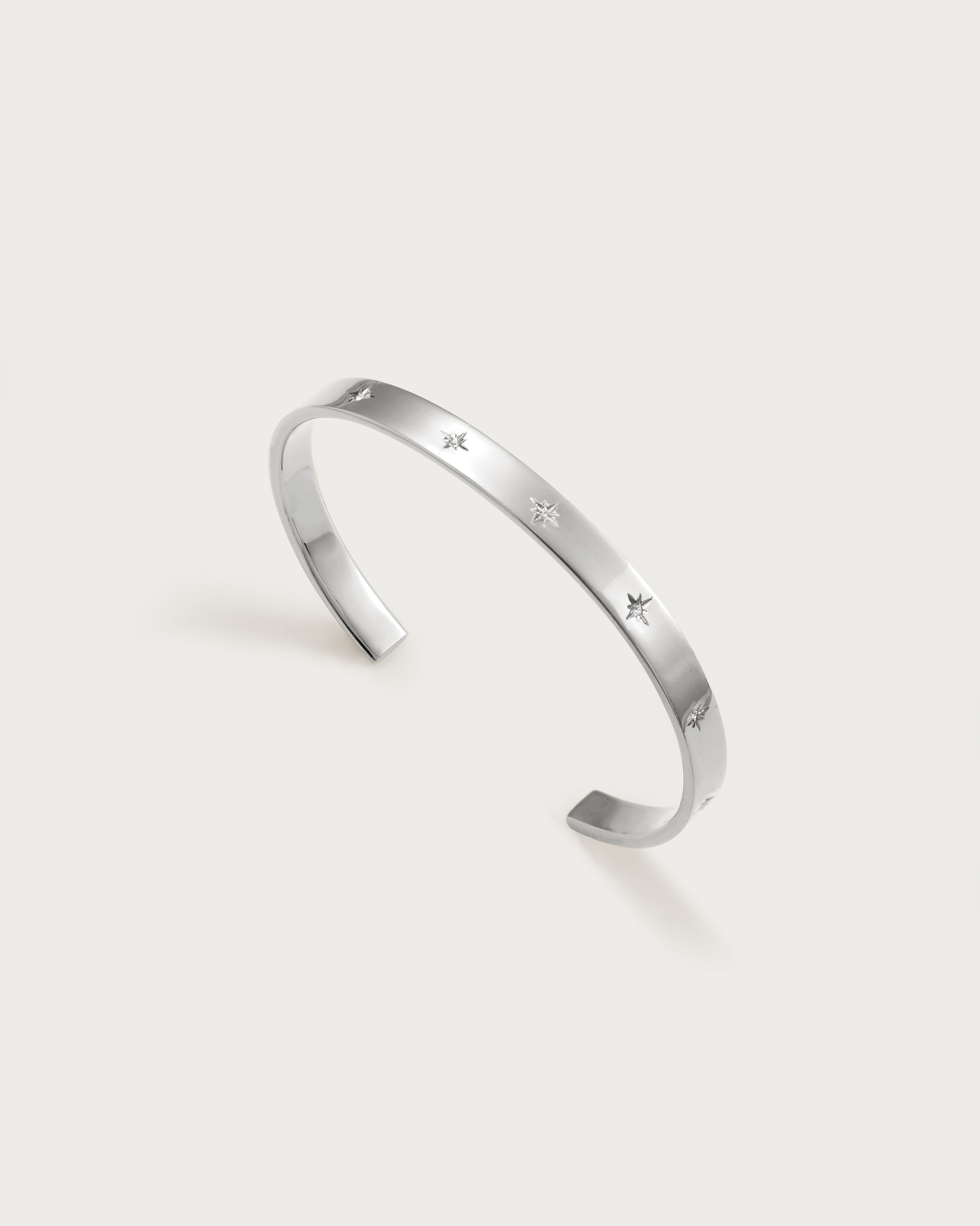 Sunset Boulevard Bangle in Silver