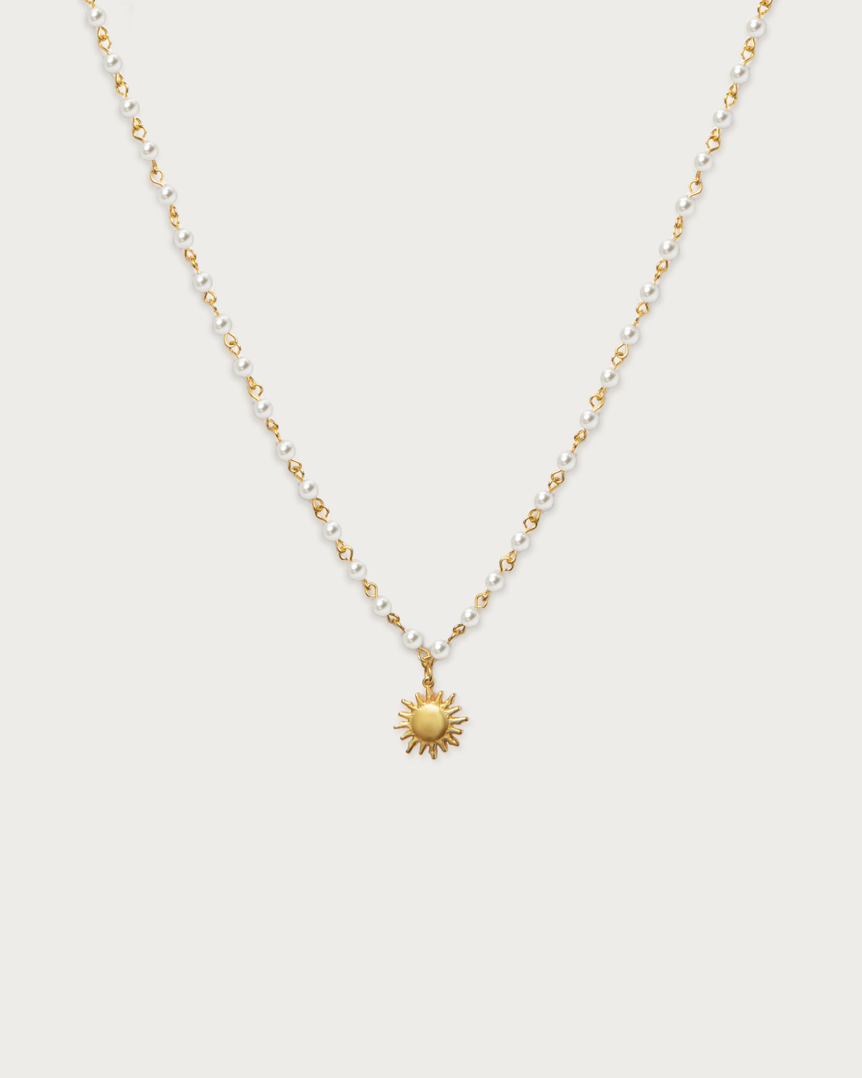 Collier de perles de soleil