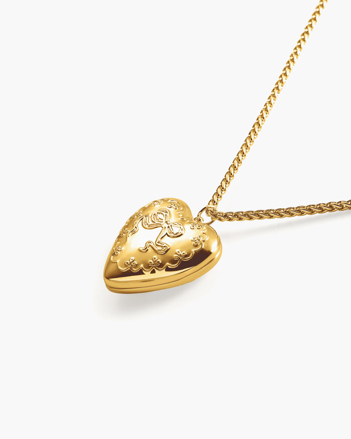 Collier médaillon ouvrable Tender en or