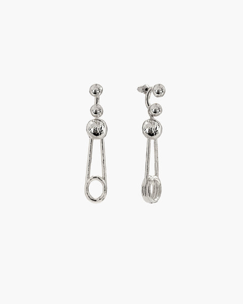 Trea Earrings in Silver