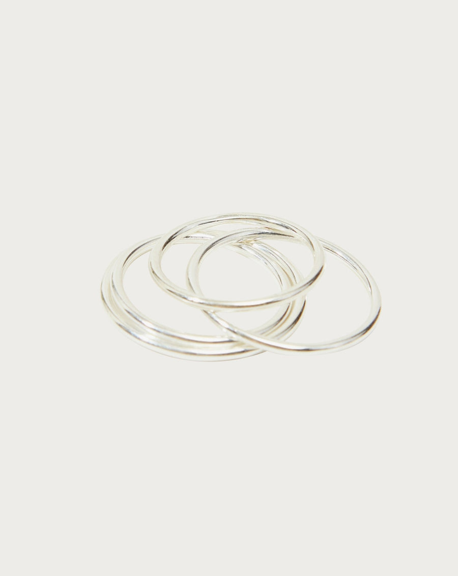 Thin Plain Ring in Silver