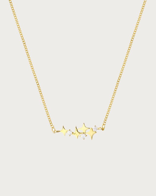 Gold Twinkle Star Necklace