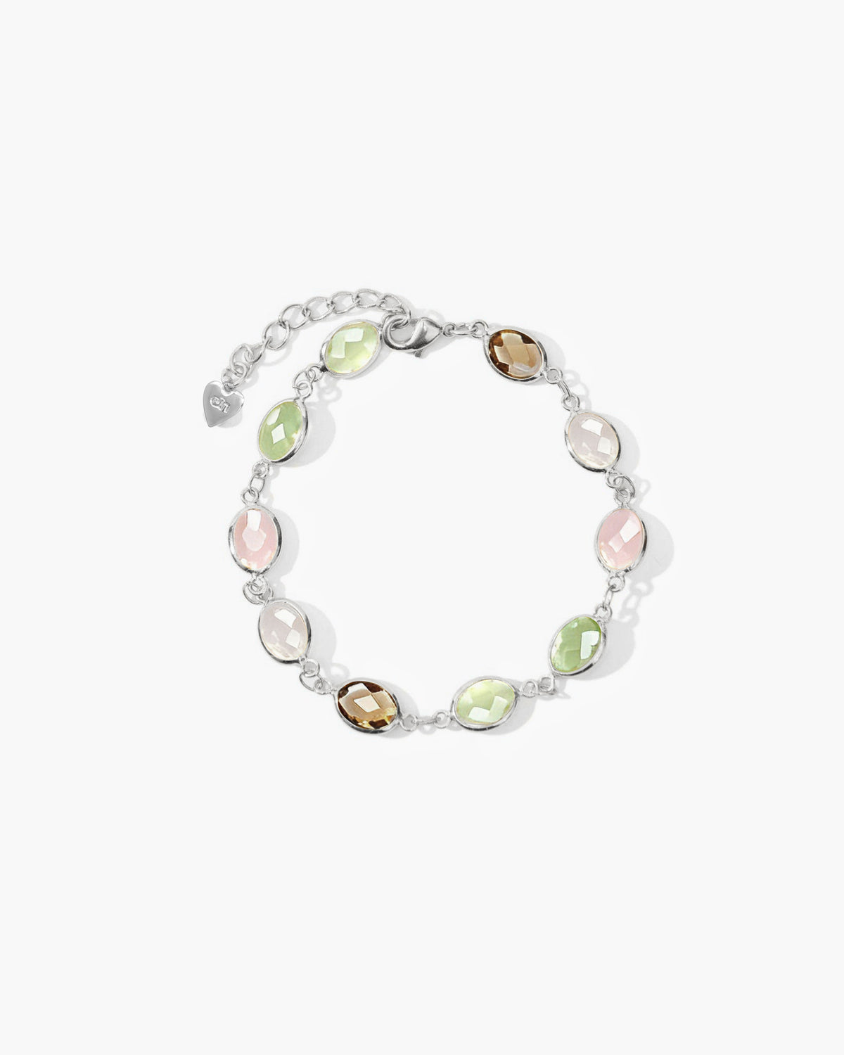 Pulsera de piedra romance caprichoso