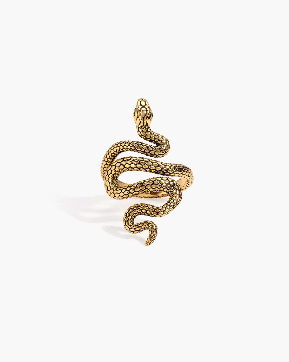 Serpent Ring in Silver