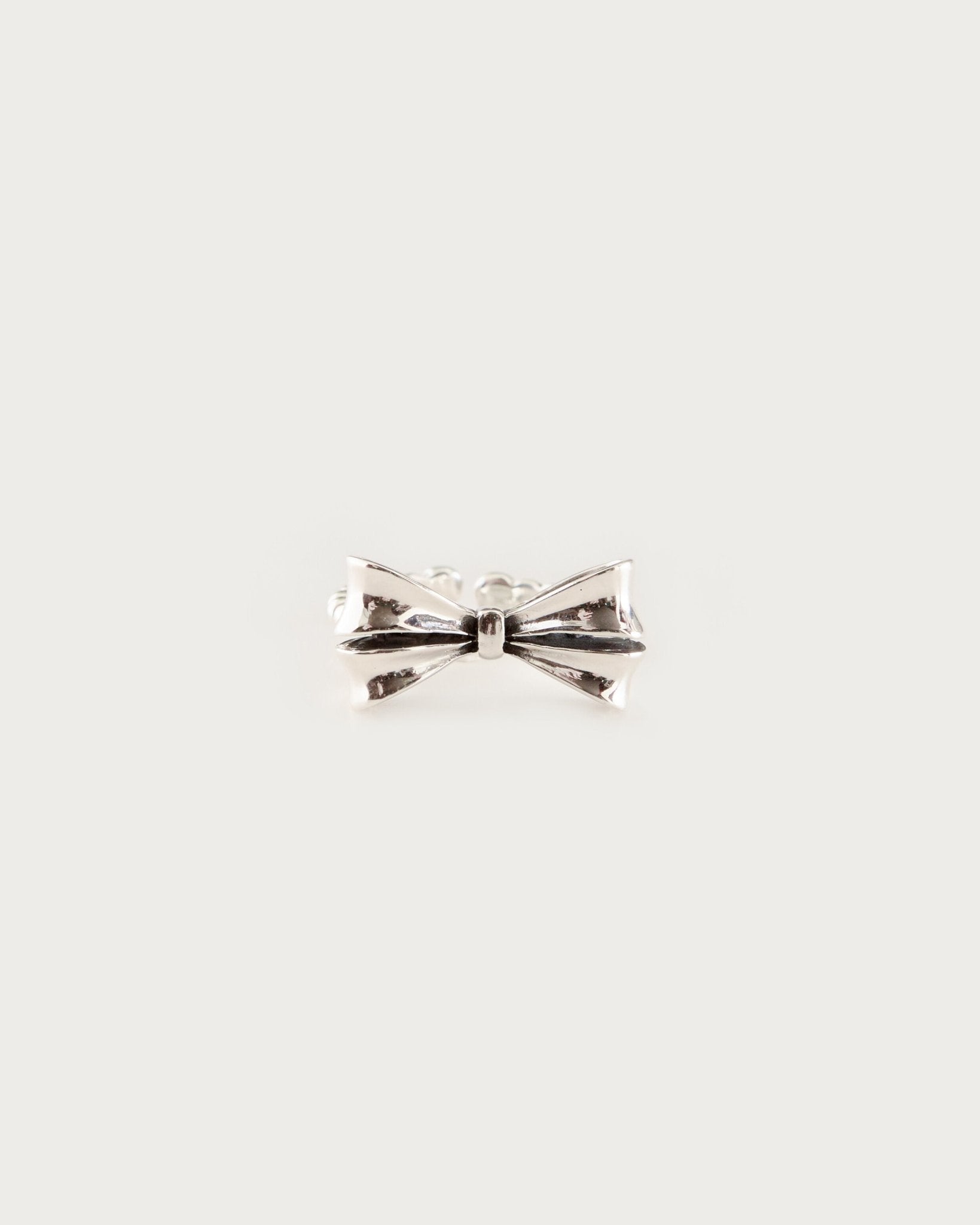 Silver Bow Bague
