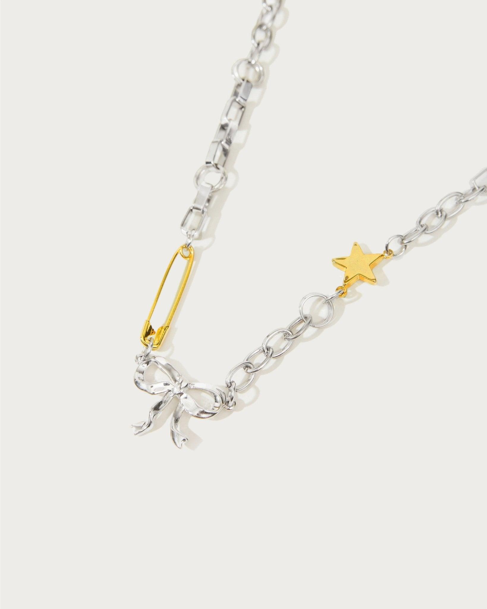 Bow Chain Necklace - En Route Jewelry