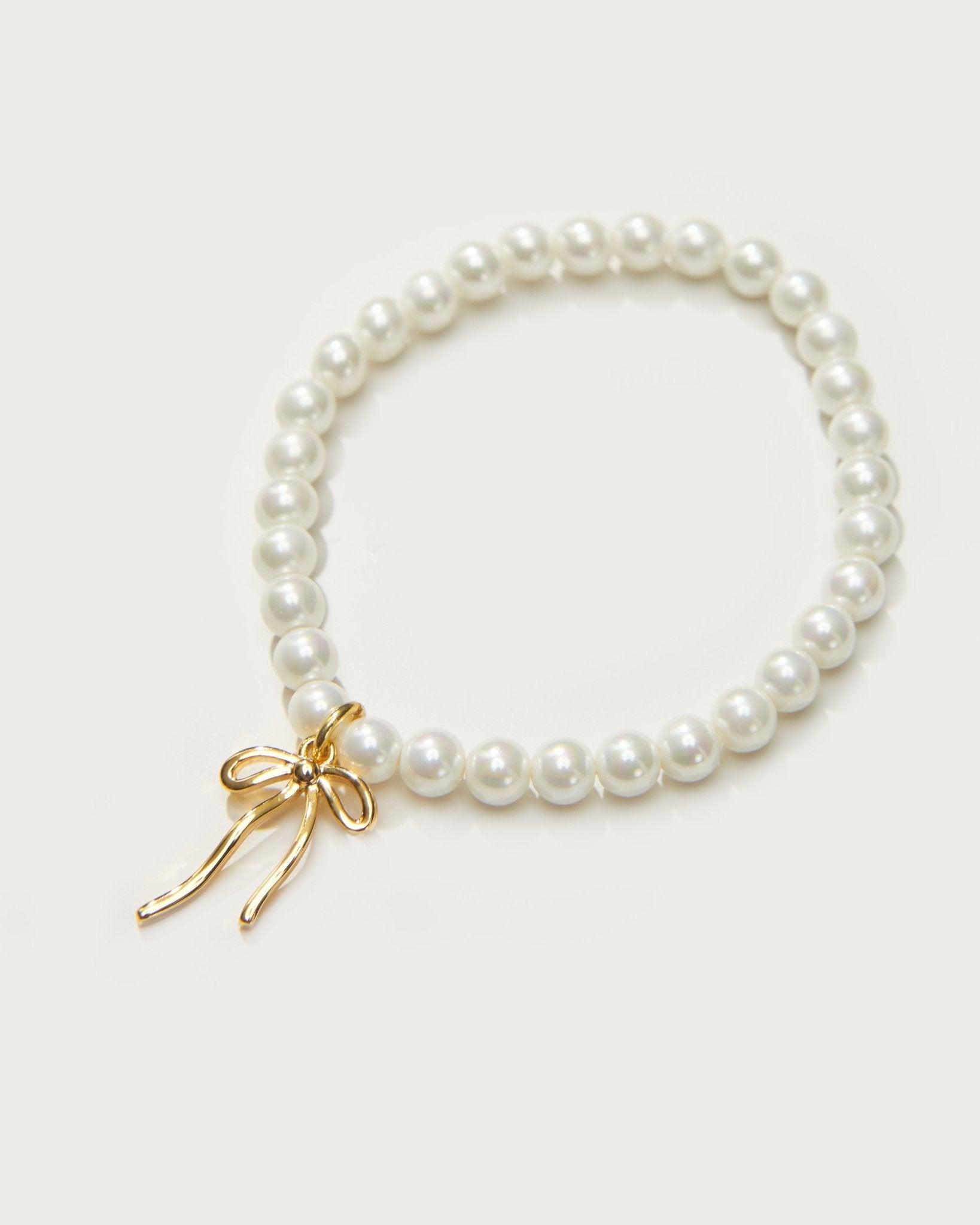 Bowtie Pearl Bracelet - En Route Jewelry