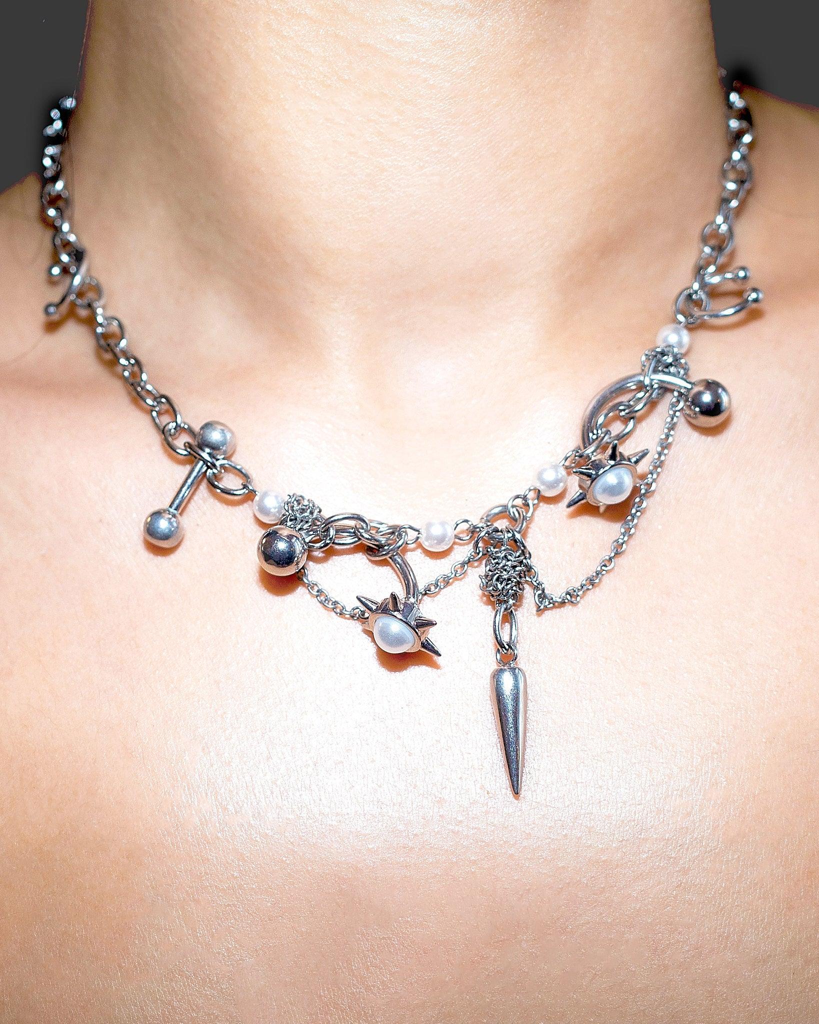 Brazen Ballad Spike Necklace - En Route Jewelry