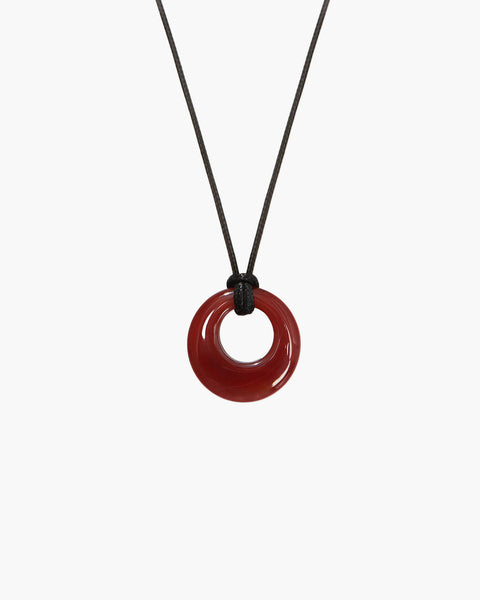 Carnelian Cord Necklace