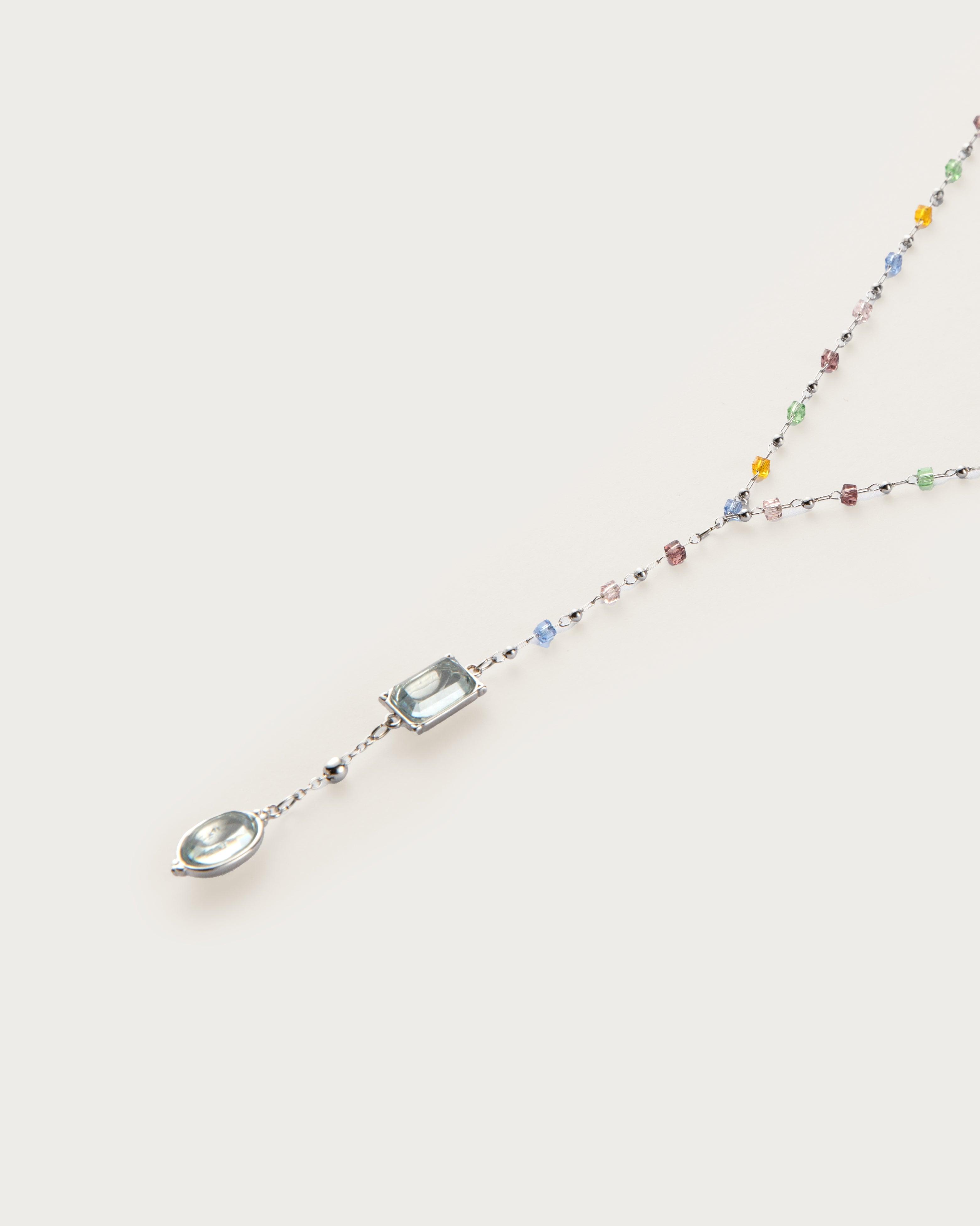 Celestial Lariat Necklace in Silver - En Route Jewelry