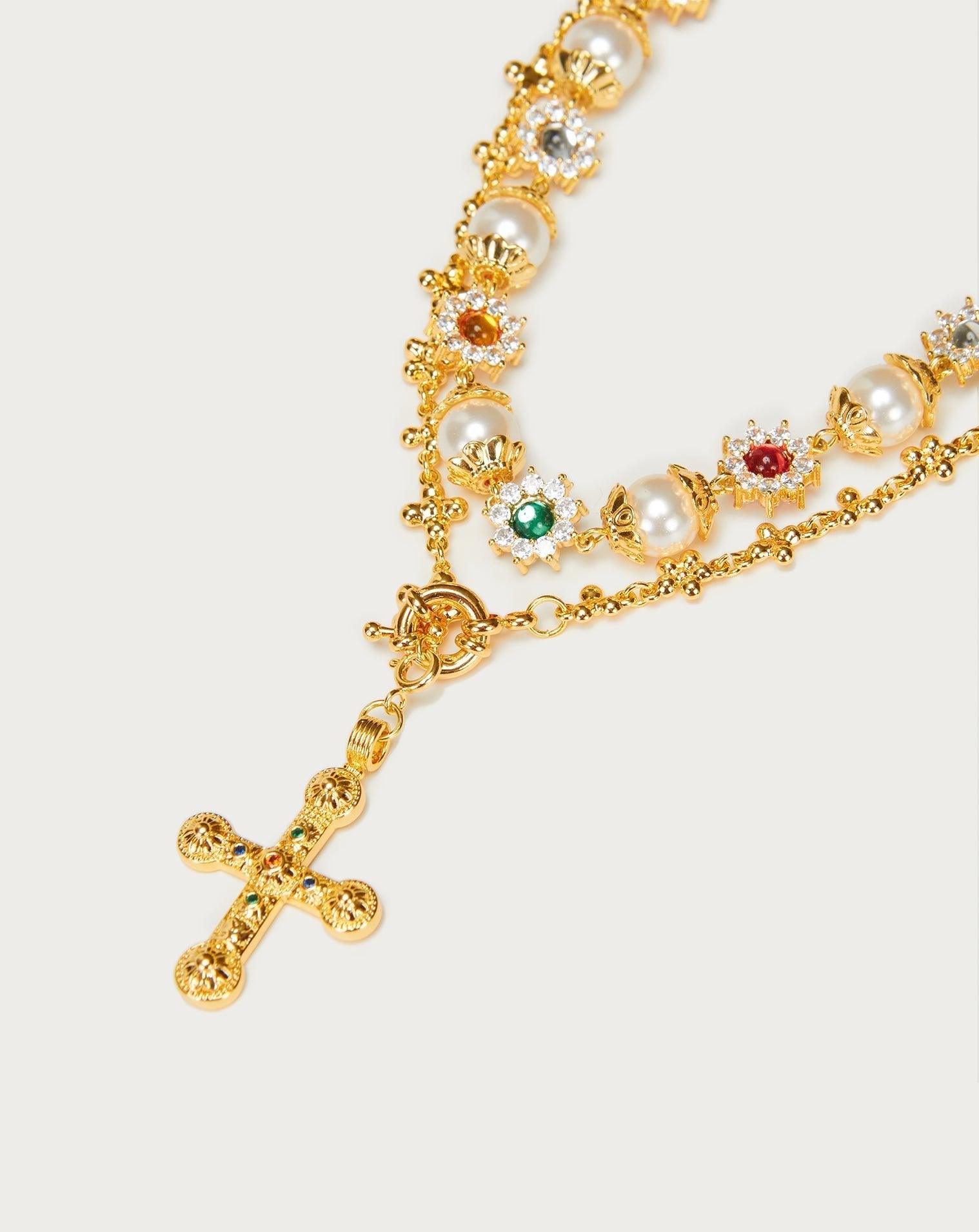 Daisy Molecule Necklace Set - En Route Jewelry