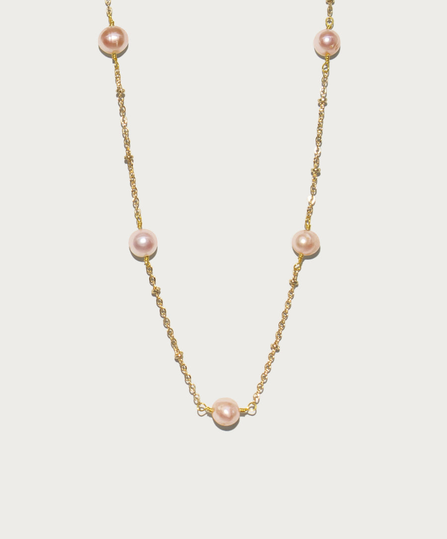 Pink Yumi Freshwater Pearl Collar