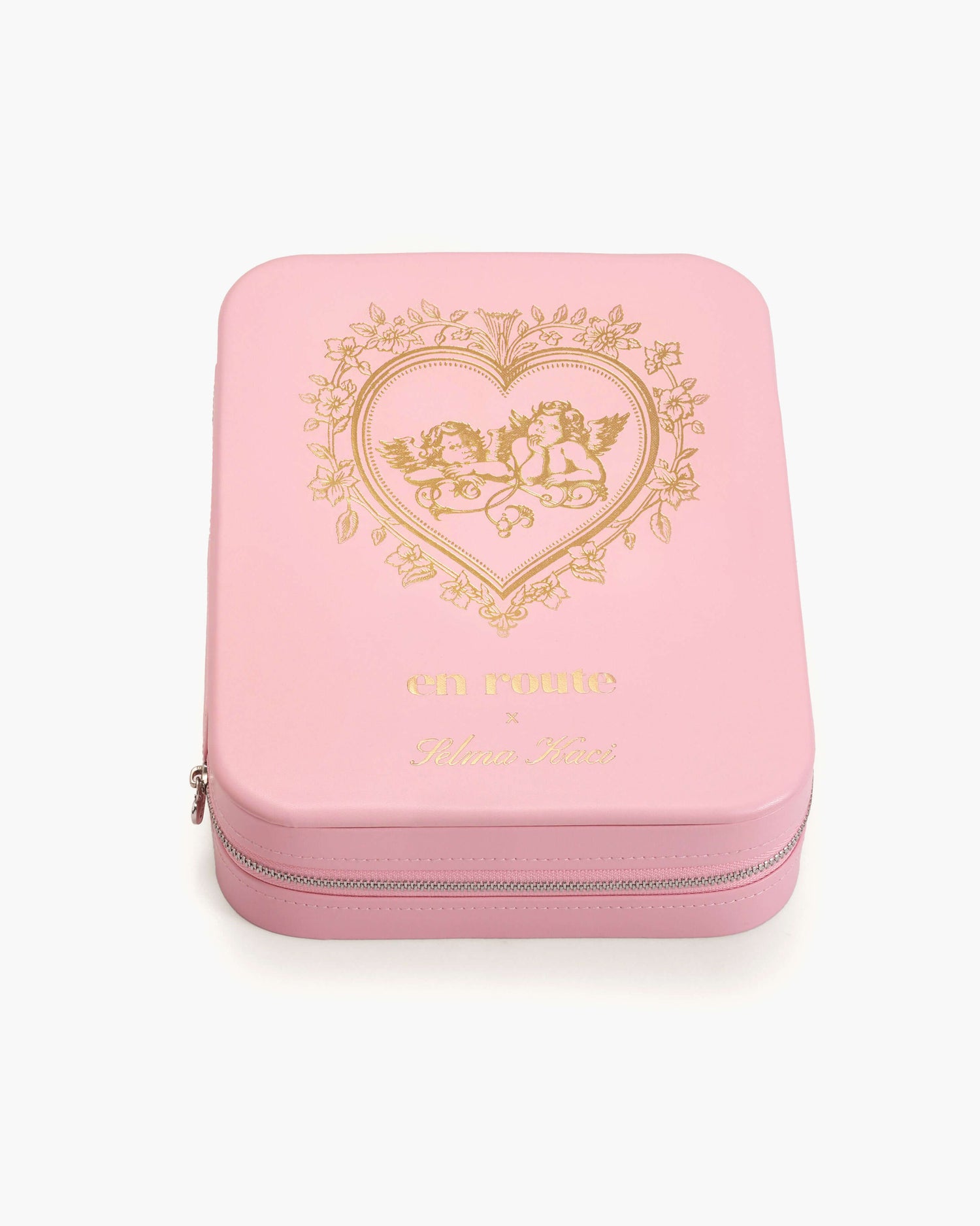 Isola pudełko na biżuterię w kształcie serca w kolorze różowym