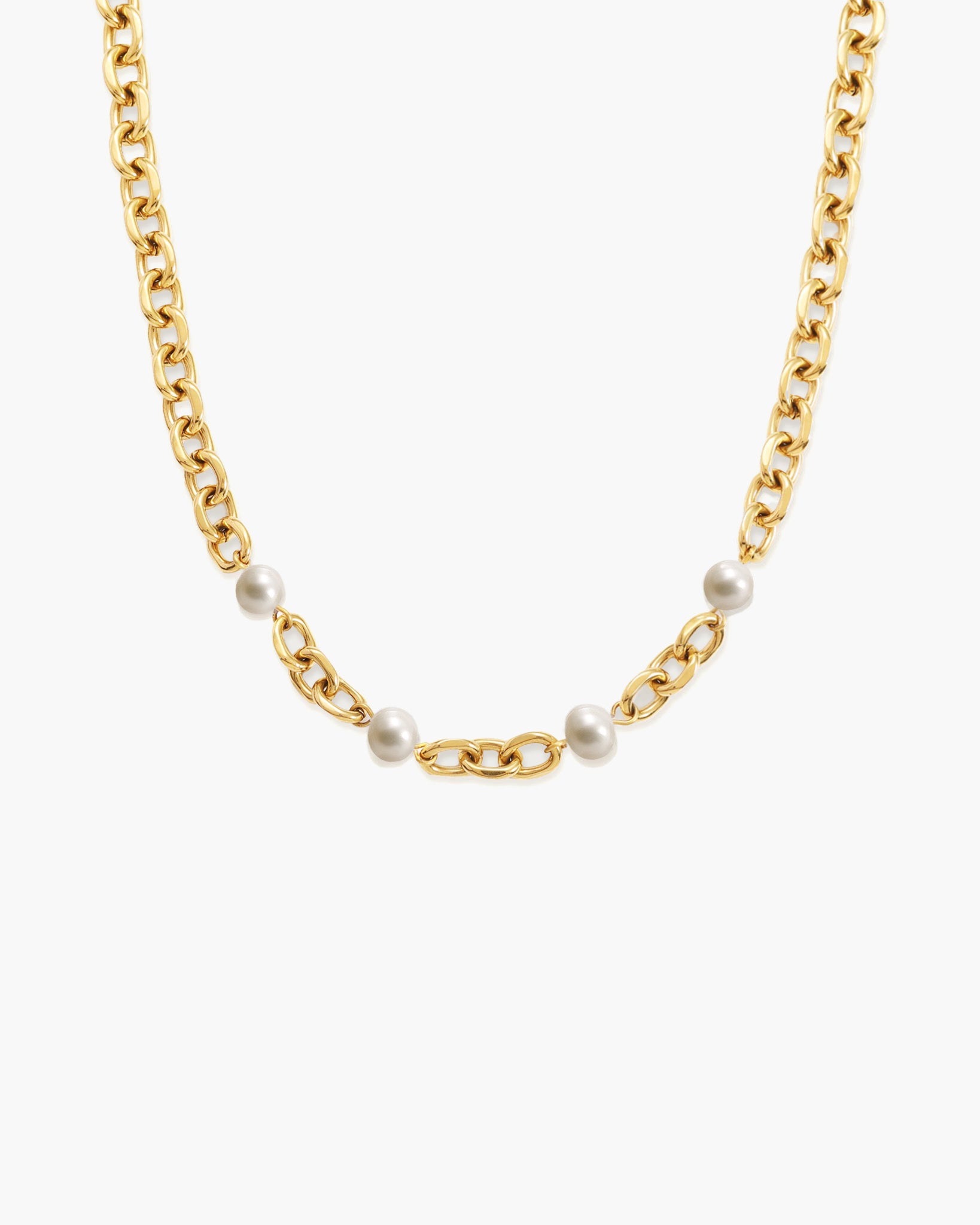 Gold Essence Pearl Necklace | en route jewelry