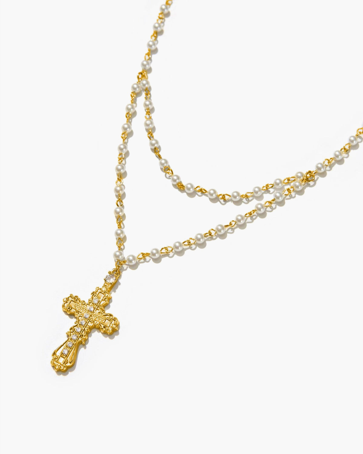 Gold Essence Pearl Necklace