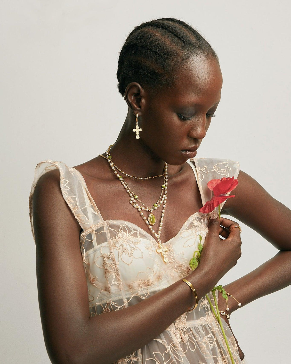 Gold Essence Pearl Necklace