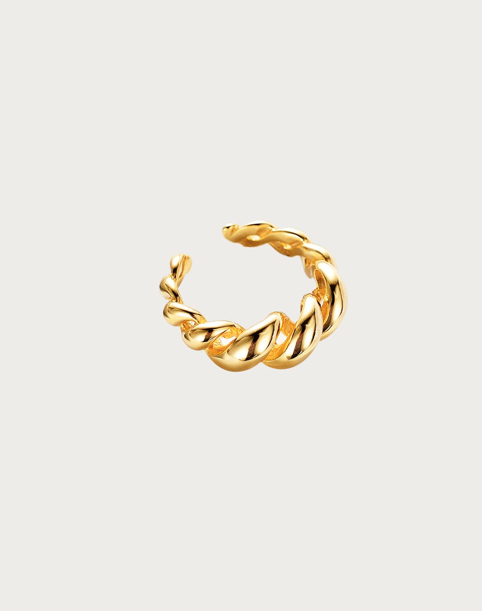 Gold Twisted Anillo
