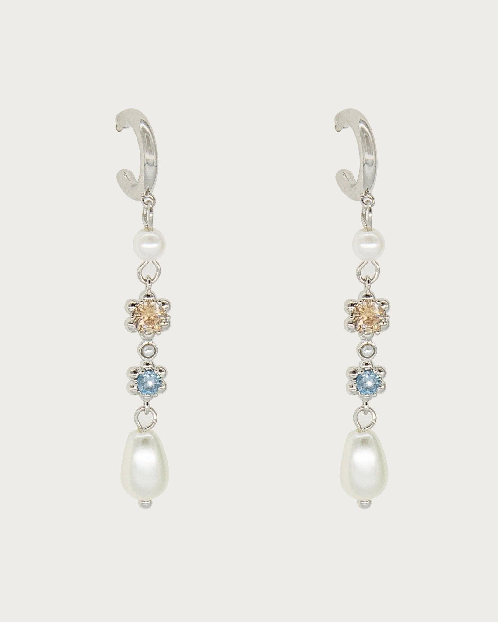 Flower Drop Earrings - En Route Jewelry