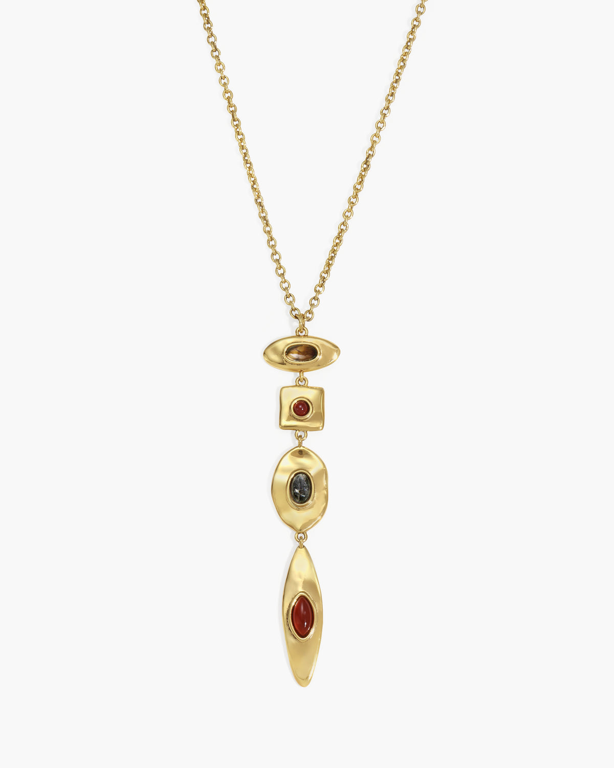 Collier pendentif Petra multi-pierres