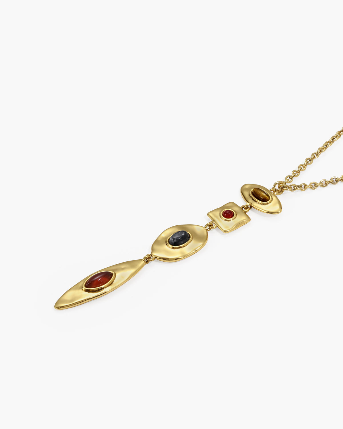 Collier pendentif Petra multi-pierres