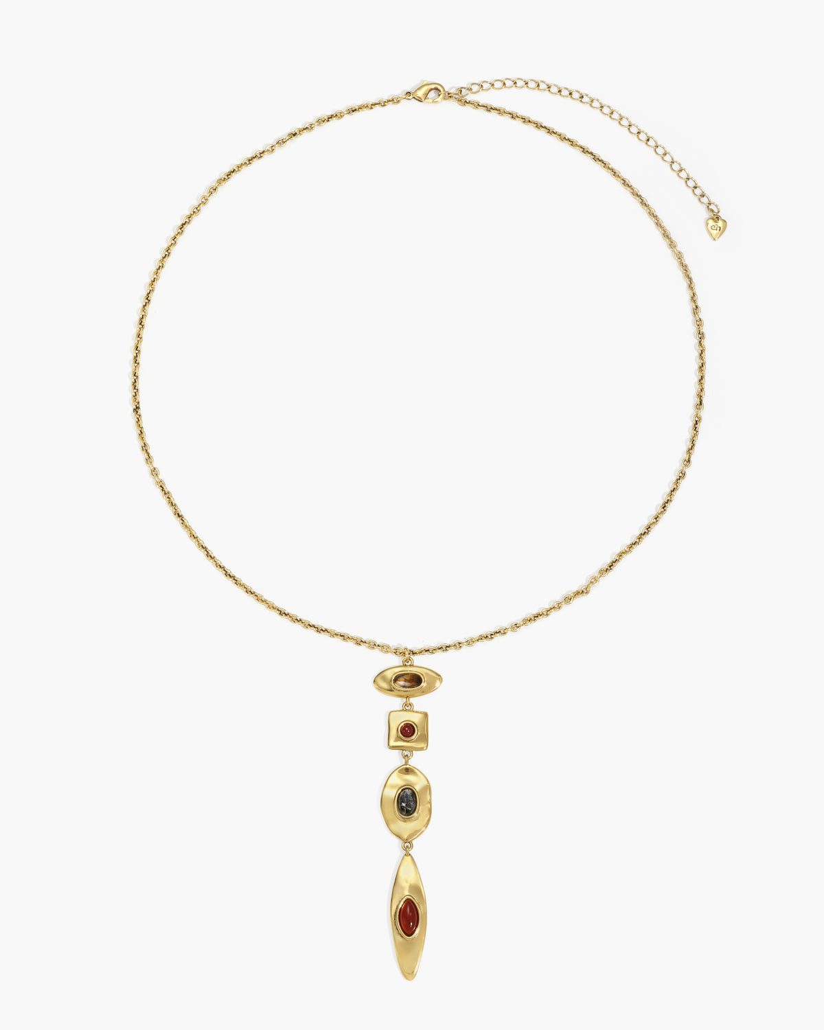 Collier pendentif Petra multi-pierres