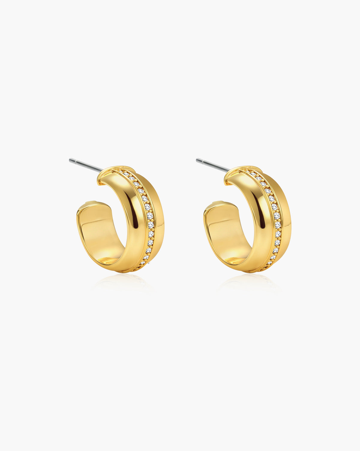 Orecchini a cerchio Vice in oro