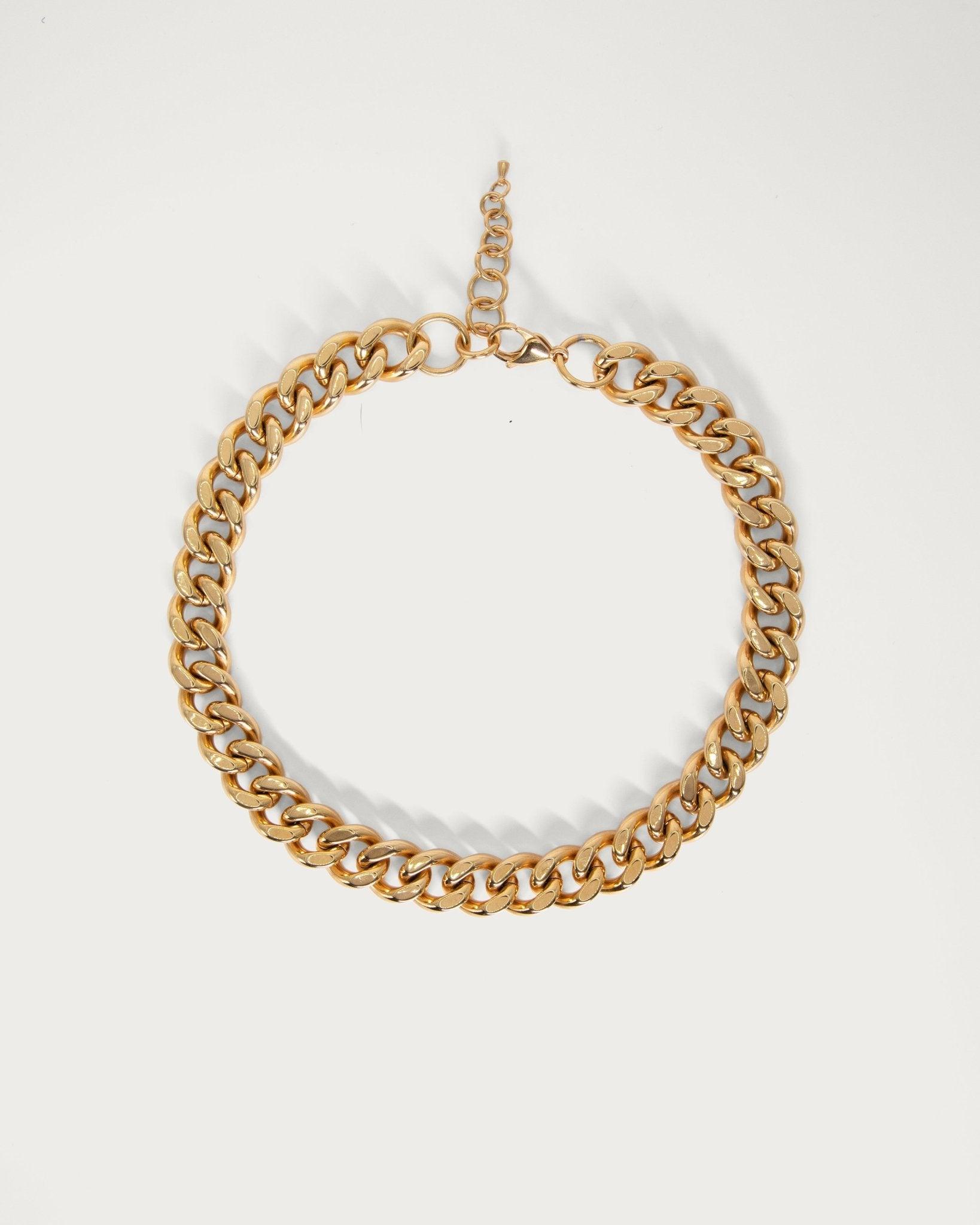 Gold Chunky Chain Necklace - En Route Jewelry