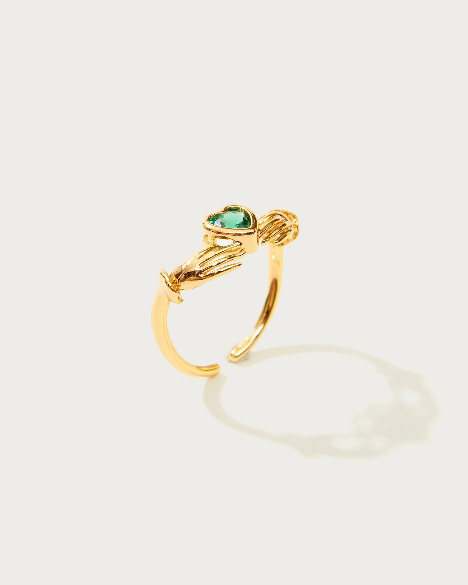 Gold Divine Love Ring - En Route Jewelry