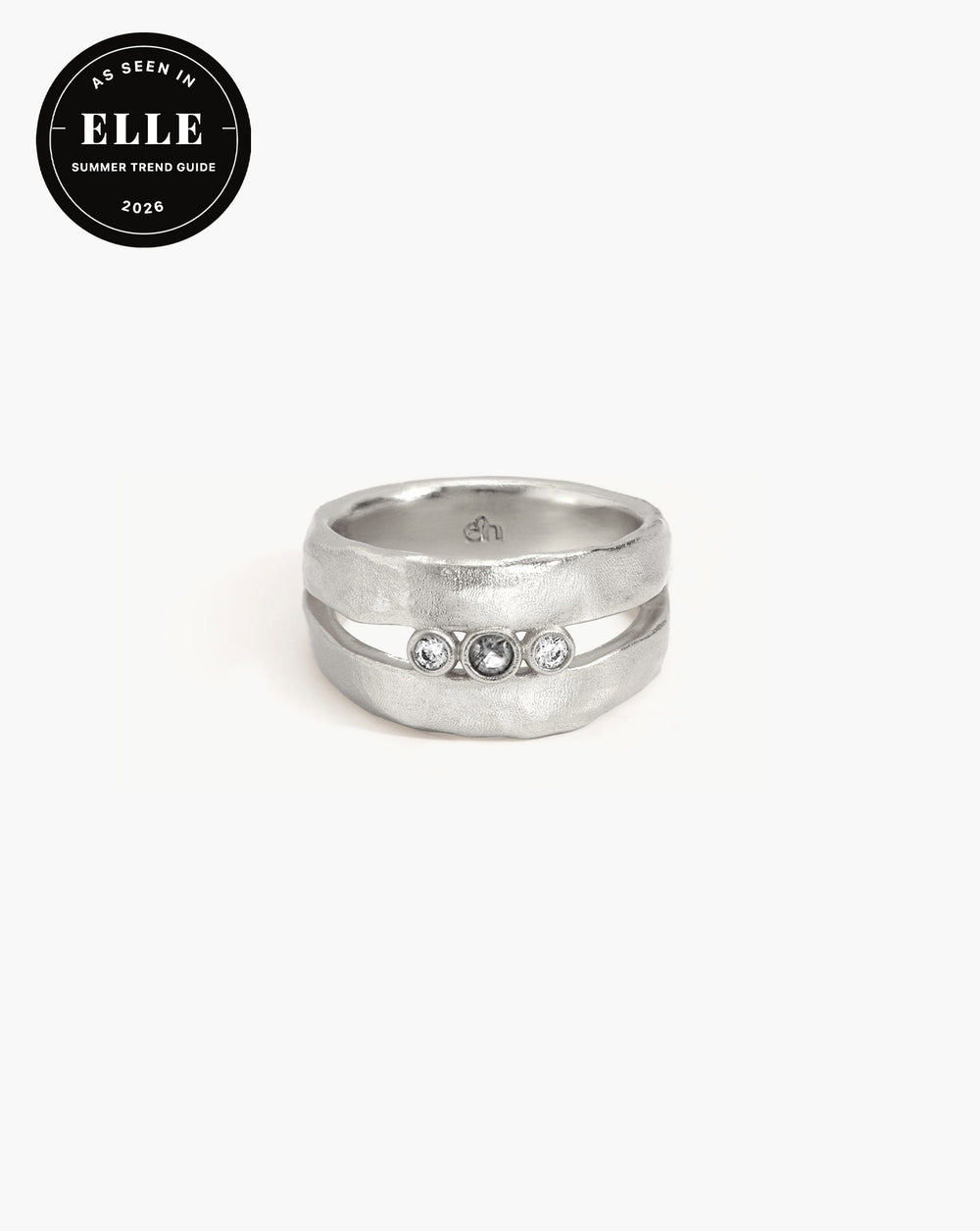 Trinity Ring in Silver - en route jewelry