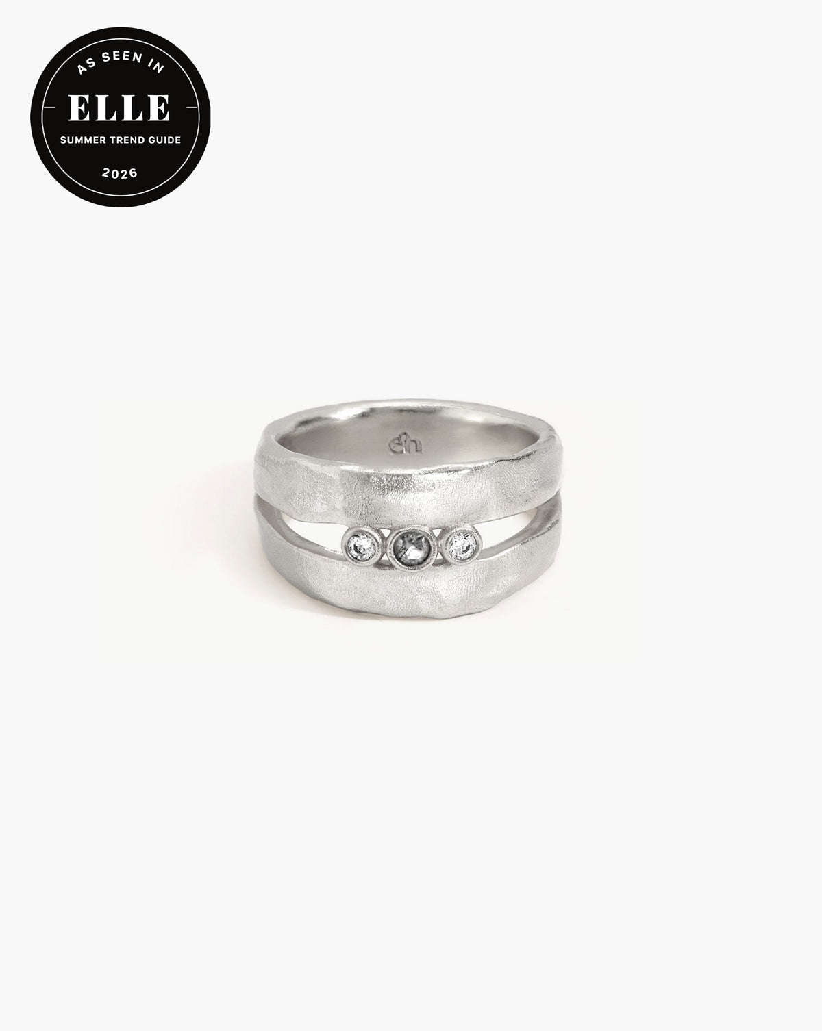 Trinity Ring in Silver - en route jewelry