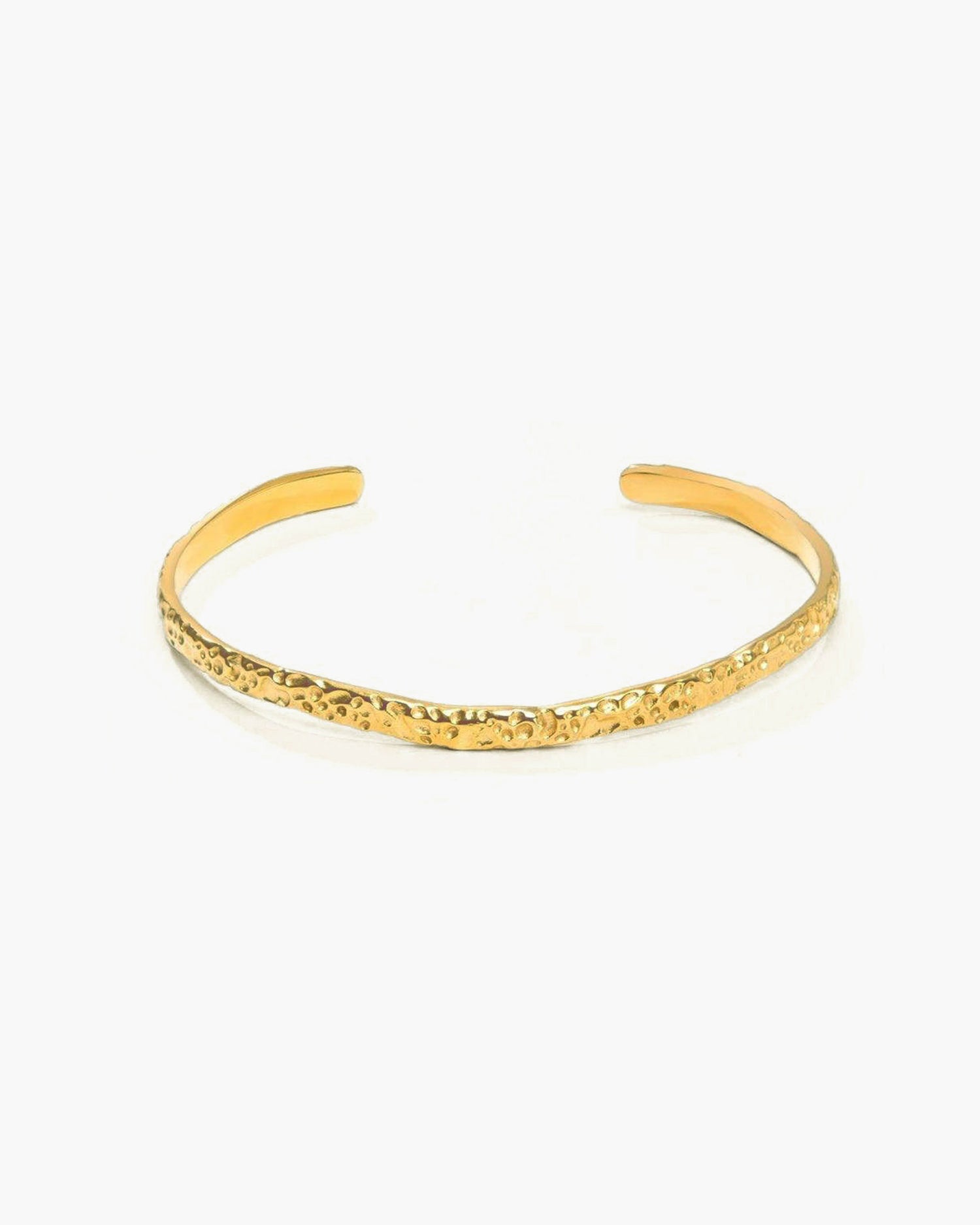 Gold Textured Bangle