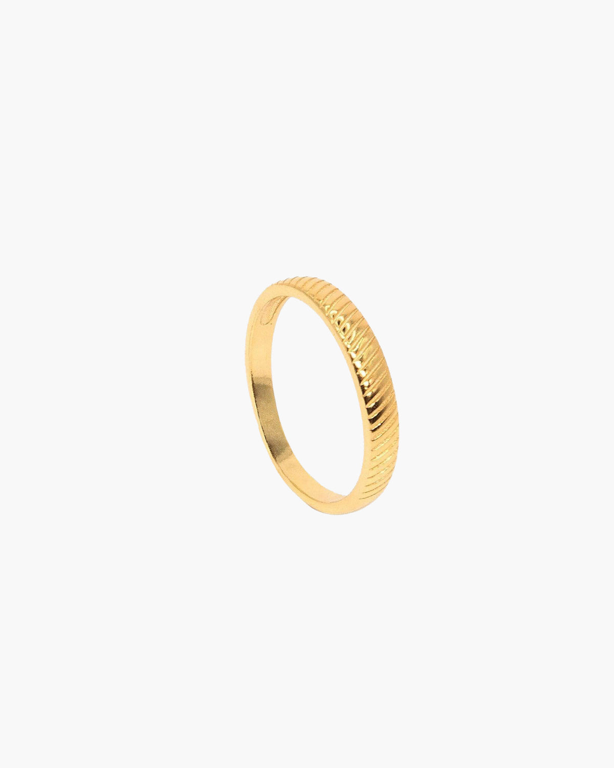 Goldener Twill-Ring