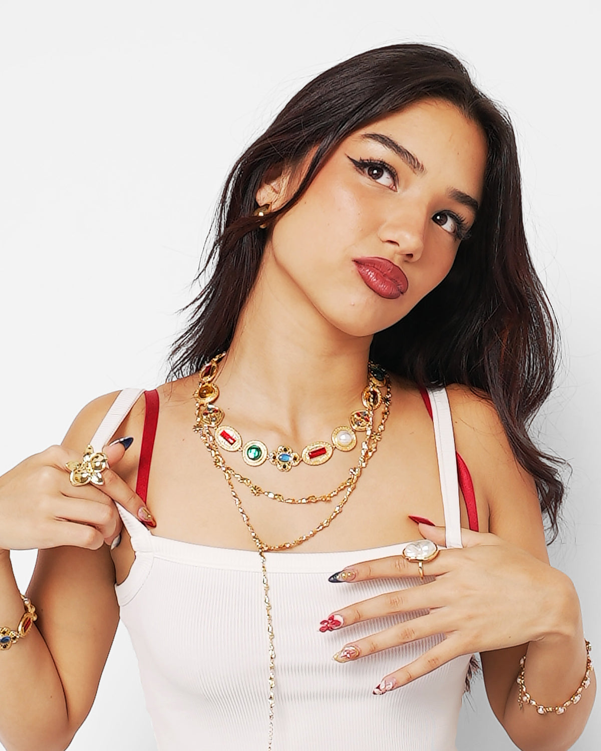 Flor Clusters Necklace - En Route Jewelry