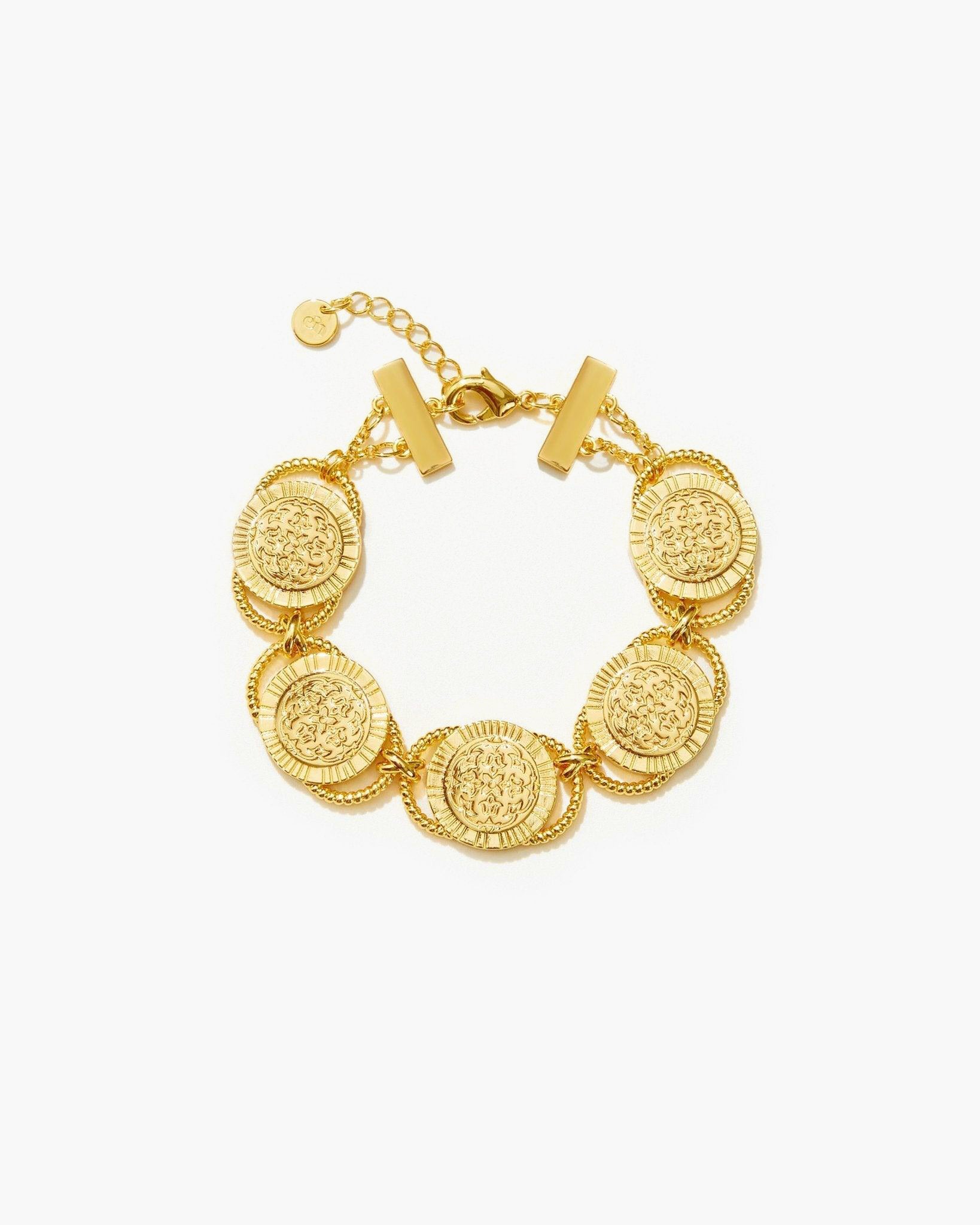 Golden Hojas Bracelet - En Route Jewelry