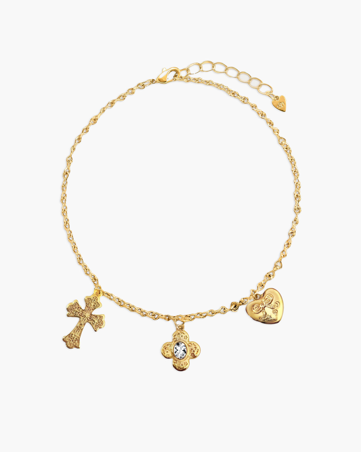 The Sentimental Anklet in Gold