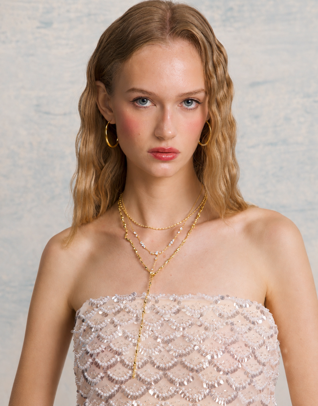 Collier Clusters Doré