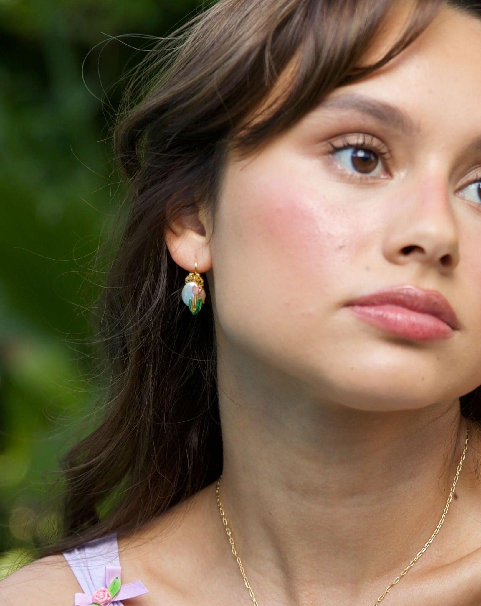 In The Garden Earrings - En Route Jewelry