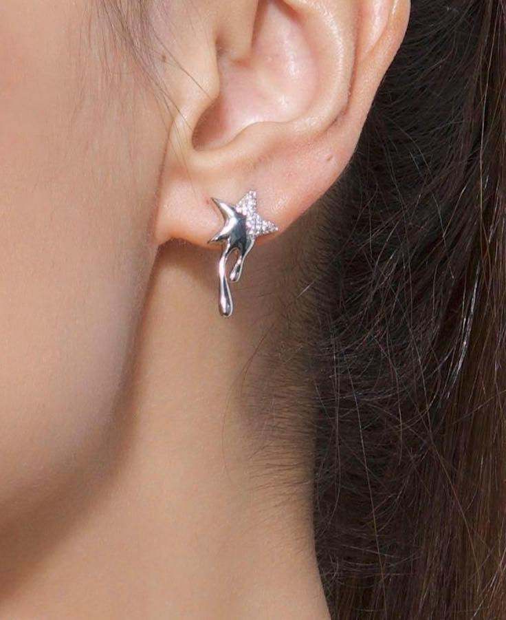 Lava Star Stud Earrings - En Route Jewelry