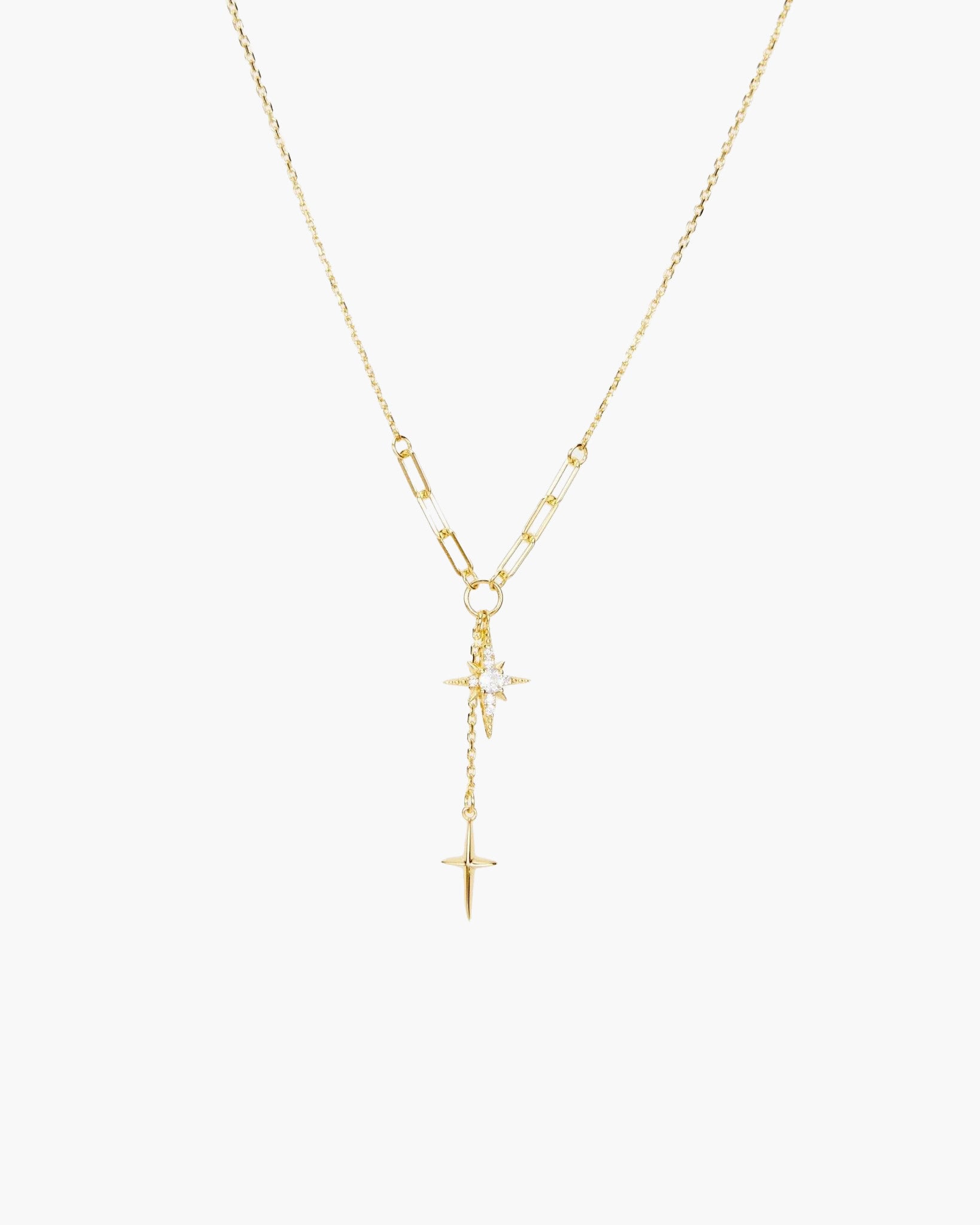 en route gold necklace